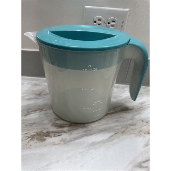 Other - Mr Coffee Iced Tea 3 Quart TM70 Replacement Pitcher with Lid‎ TEAL Oval